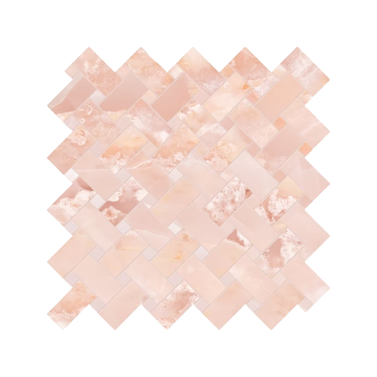 Tele Di Marmo Onyx 12x12" Intrecci Porcelain Mosaic