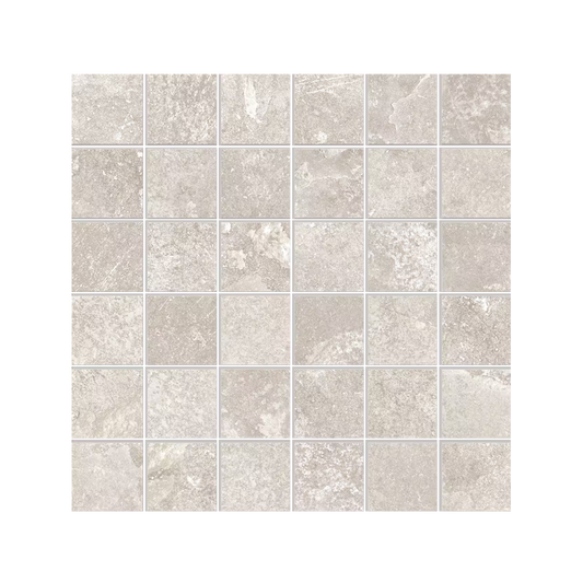Chateau 12x12" Stone-Look Porcelain Mosaic