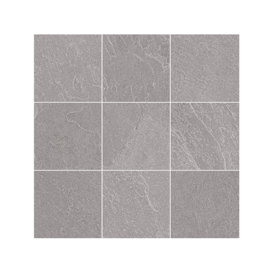 Nordika 12x12" - Mosaico Stone-Look Porcelain Mosaic (4" Squares)