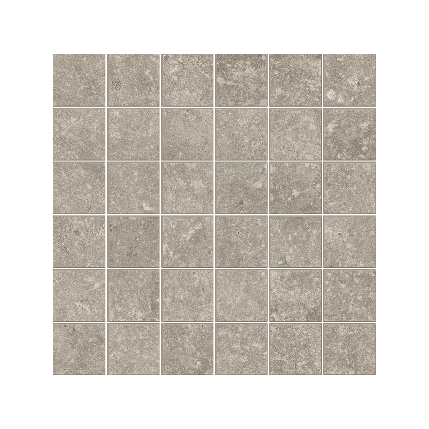 Ever-Stone 12x12" Stone-Look Porcelain Mosaic (2" Squares)