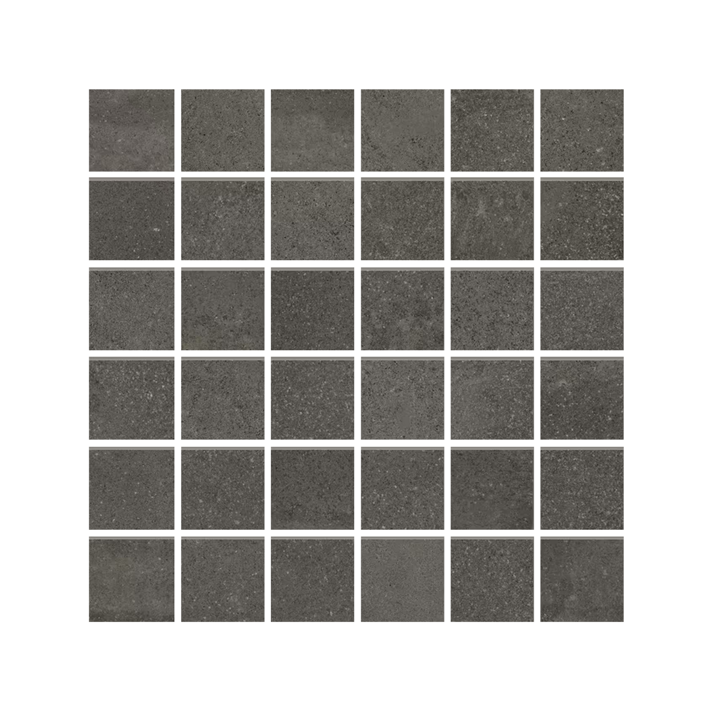 Be-Square 12x12" Mosaico Concrete-Look Porcelain Mosaic