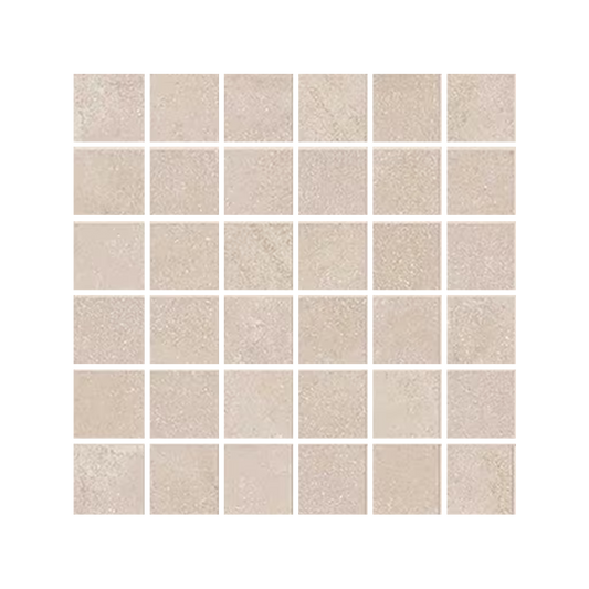 Be-Square 12x12" Mosaico Concrete-Look Porcelain Mosaic