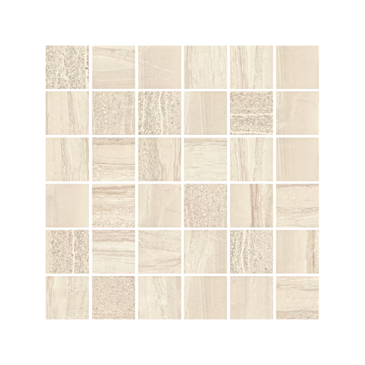 Aurelia Stone 12x12" - Decors Travertine-Look Mosaic (2" Squares)