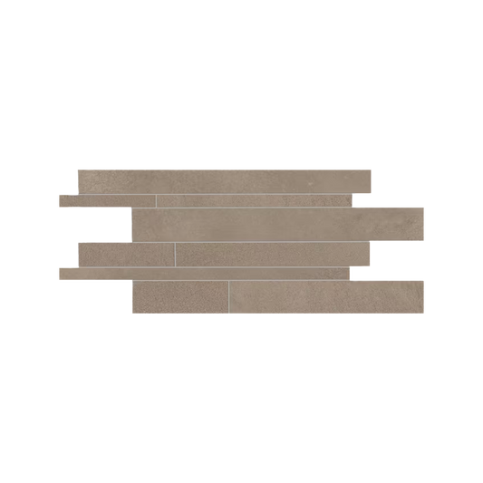 Tr3nd 12x24" - Listelli Concrete-Look Porcelain Mosaic