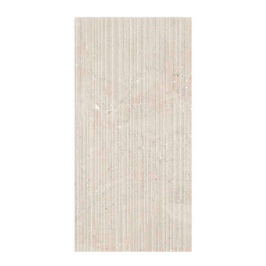 Shellstone - 24x48" - 9.5mm Deco Groove Porcelain Tile