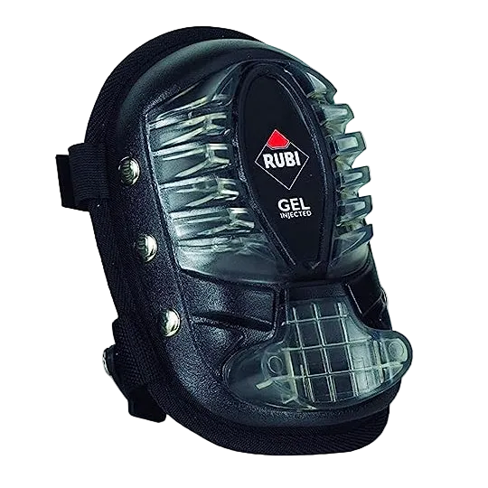 Rubi Tools - Gel Duplex Knee Pads (Black Color) - Perfect for Tile Installation