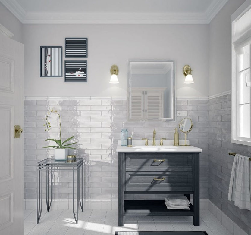 Splendours 6"x6" - Glazed Ceramic Wall Tile - Subway Tile (11sq/ft per box) image 4