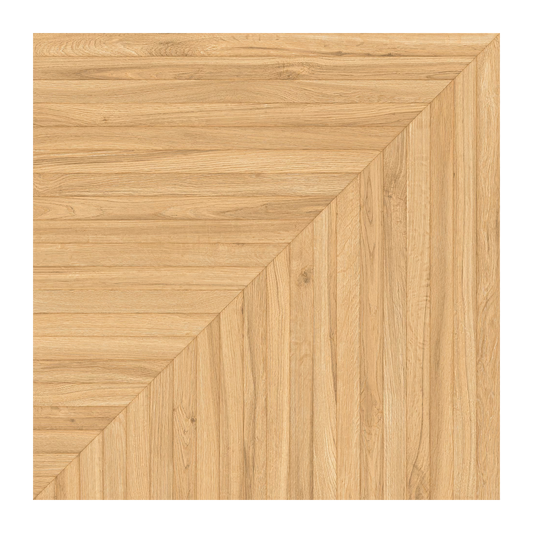 Playwood 40x40" - 9mm Playtangram Wood-Look Porcelain Tile