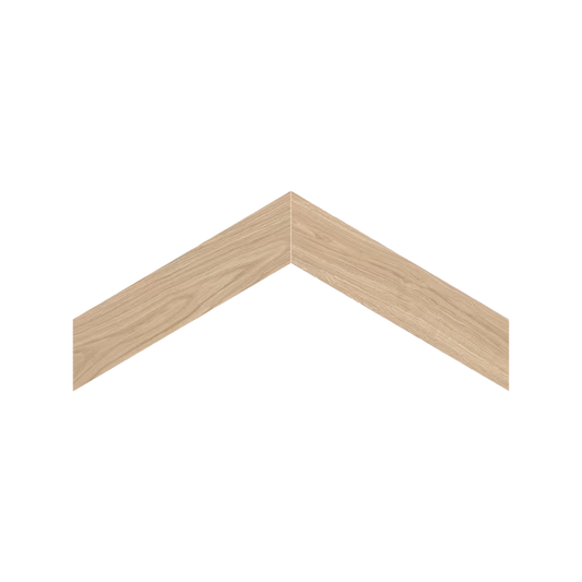 Mimesis 4x21" - Chevron Wood-Look Porcelain Tile