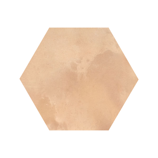 Forme 8x7" - 9.5mm Hexagon Handmade-Inspired Porcelain Tile