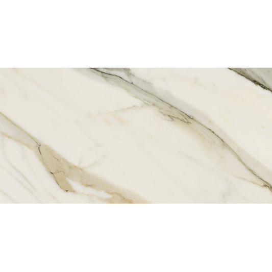Mykonos 12"x24" - 8mm Marble-Look Porcelain Floor & Wall Tiles