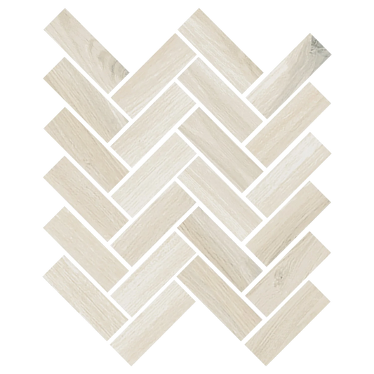 Skopelos - 12x15" Matte Porcelain Herringbone Mesh Mosaic Tile