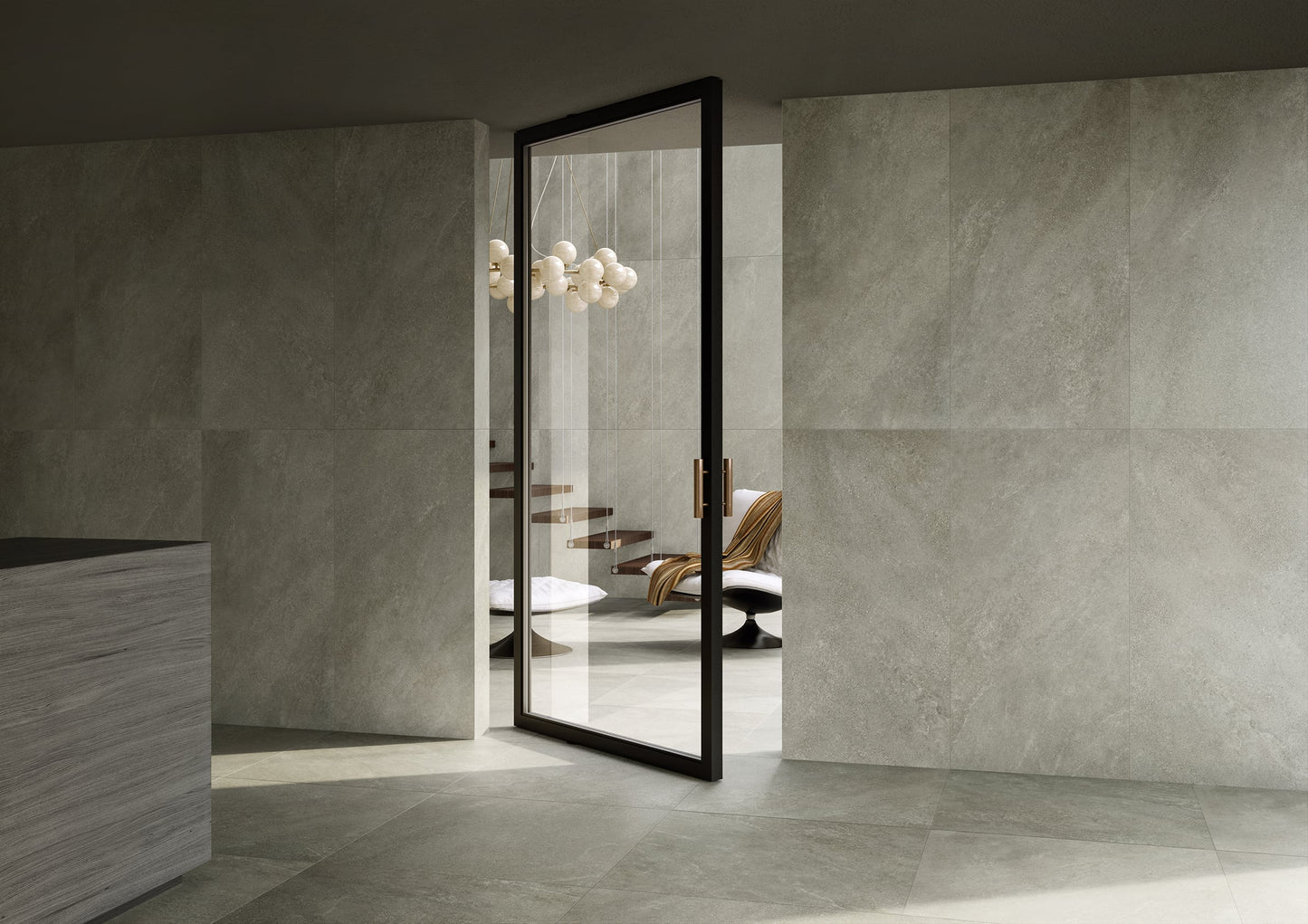 Tycoon 32x32" - 8mm Matte Porcelain Floor & Wall Tile in Stone-Look