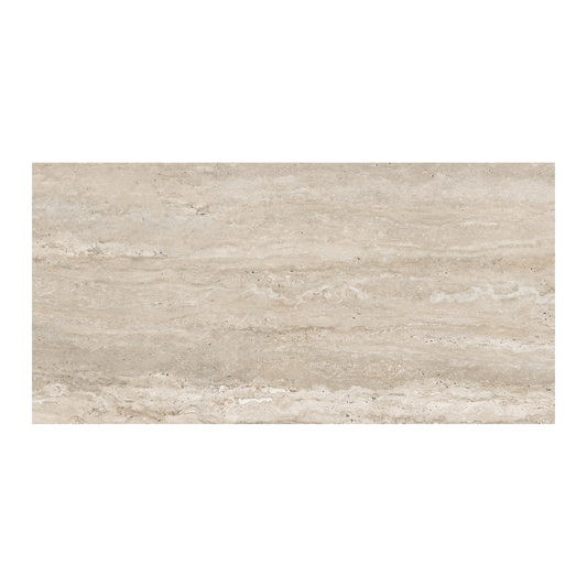 Travertine 24x48" - 8mm Porcelain Floor & Wall Tile in 3 Finishes
