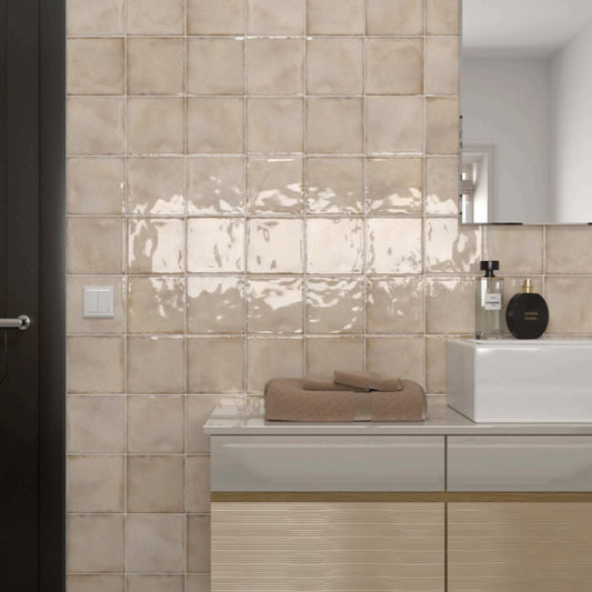 Splendours 6"x6" - Glazed Ceramic Wall Tile - Subway Tile