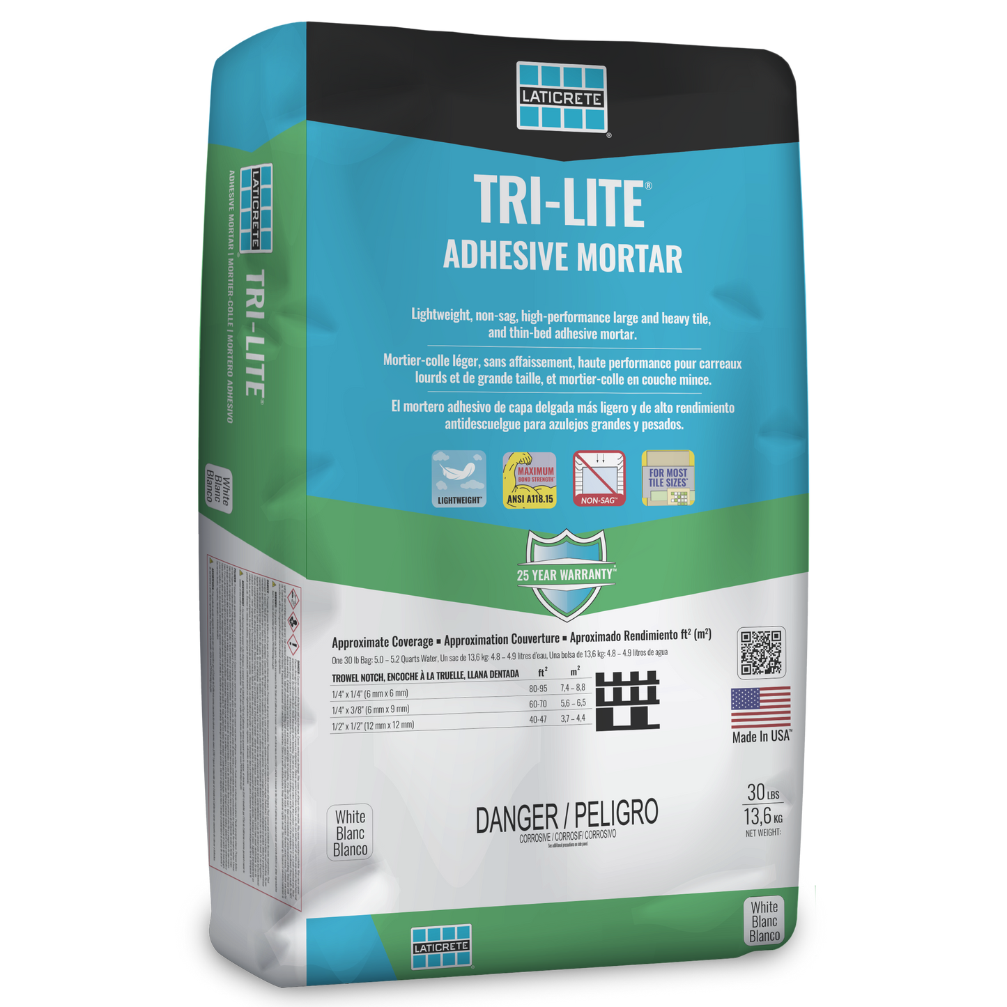 Laticrete Tri-Lite - Adhesive Mortar (30lbs) - Tile Adhesive