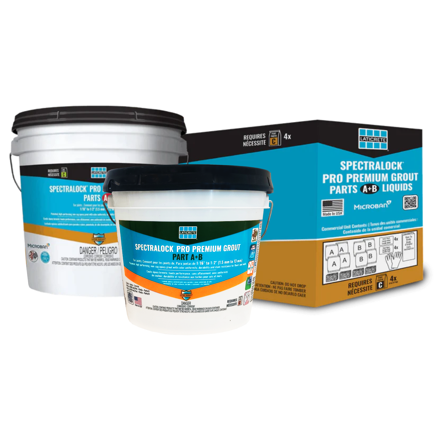Laticrete SpectraLock Pro Epoxy Grout Parts A&B – Home Tile Center