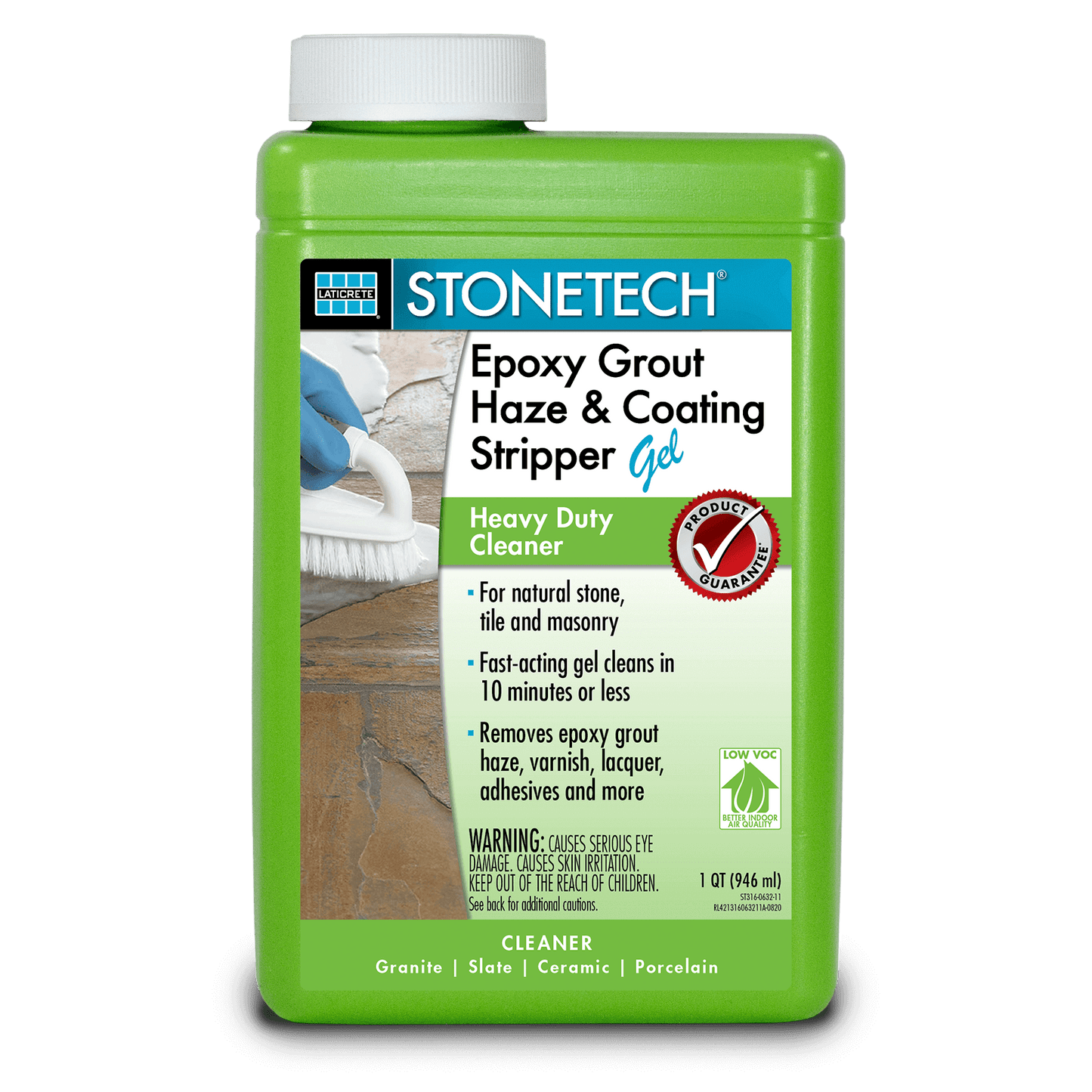 Stonetech Epoxy Grout Haze & Coating Stripper Gel (All sizes) by Laticrete
