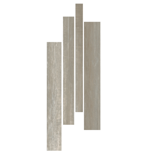 Aegina - 6x15" 8mm Matte Porcelain Mesh Linear Mosaic Tile