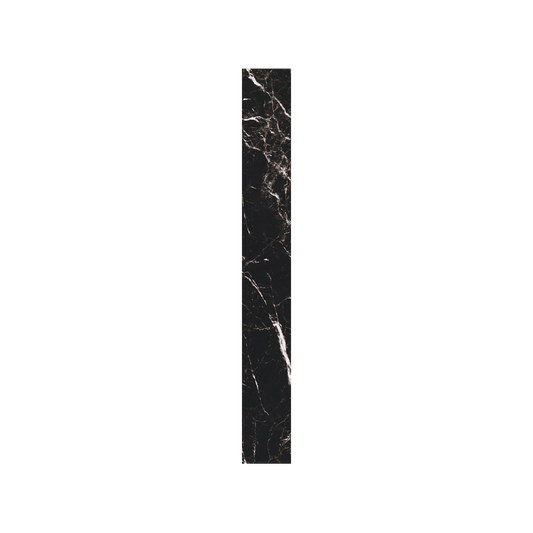 Marbles 3x12" - 8mm Marble-Look Porcelain Bullnose Tile