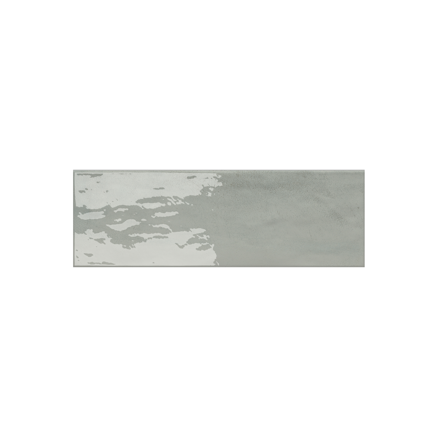 Aura 4x12" - 8mm Glossy Ceramic Wall Tile in Subway Style