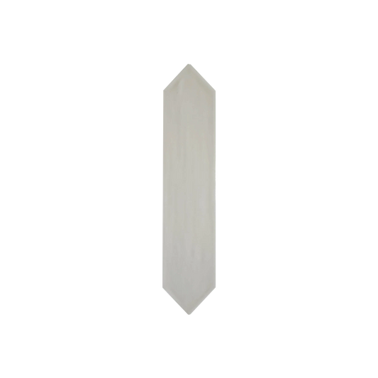 Flow 3x12" - 7mm Glossy Ceramic Chevron Wall Tile in Subway Style