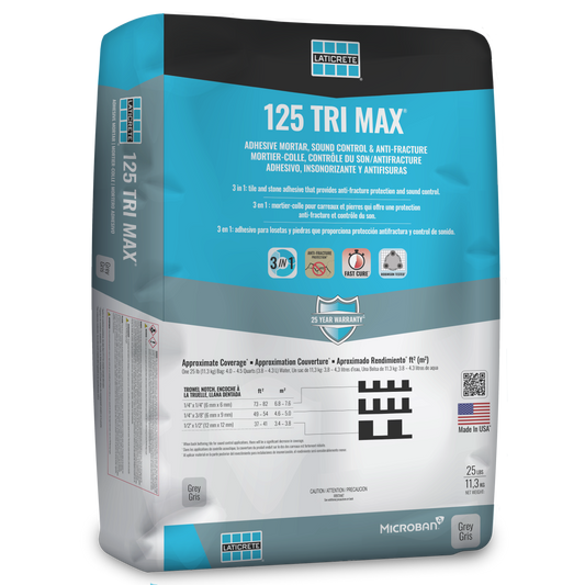 Laticrete 125 Tri Max (25lbs) - Sound & Anti-Fracture Adhesive Mortar