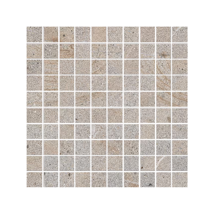 Cornerstone 12x12" - Mosaic Porcelain Stone-Look Tile (1" Square)