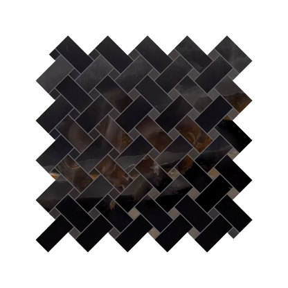 Tele Di Marmo Onyx 12x12" Intrecci Porcelain Mosaic