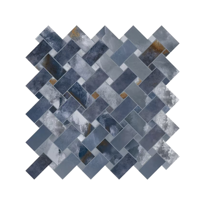 Tele Di Marmo Onyx 12x12" Intrecci Porcelain Mosaic