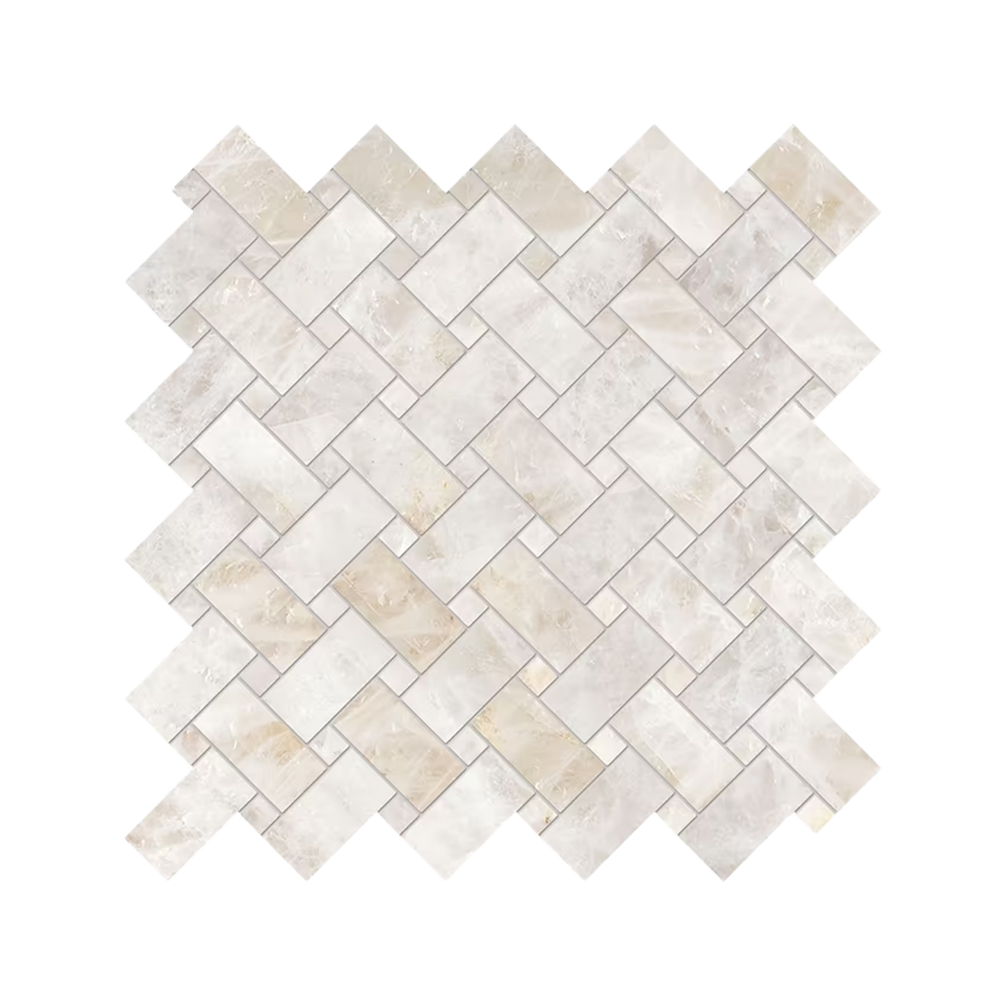 Tele Di Marmo Precious 12x12" Intrecci Porcelain Mosaic