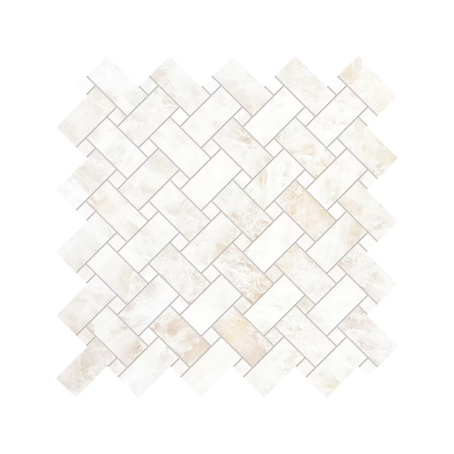 Tele Di Marmo Precious 12x12" Intrecci Porcelain Mosaic