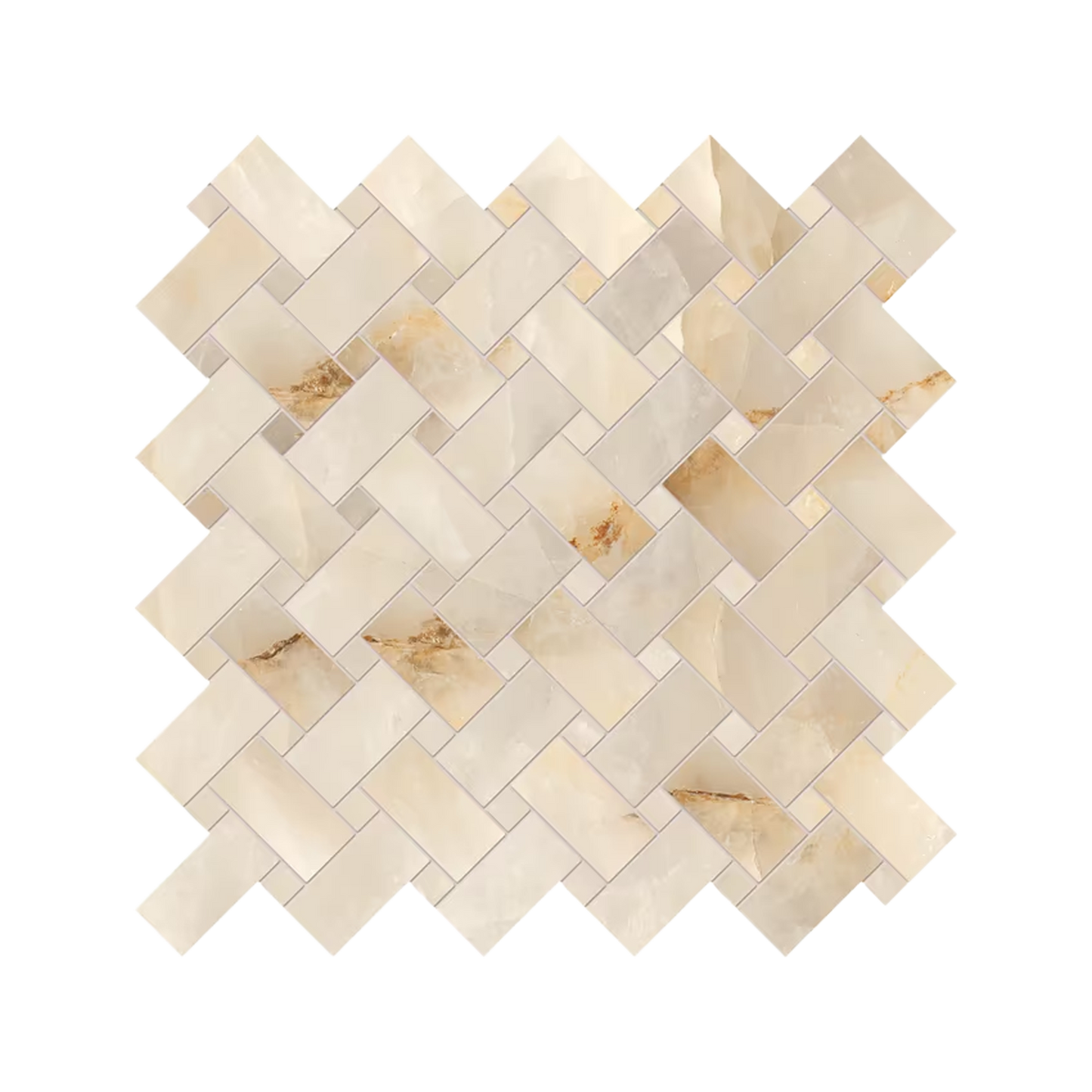Tele Di Marmo Crystal 12x12" Intrecci Porcelain Mosaic