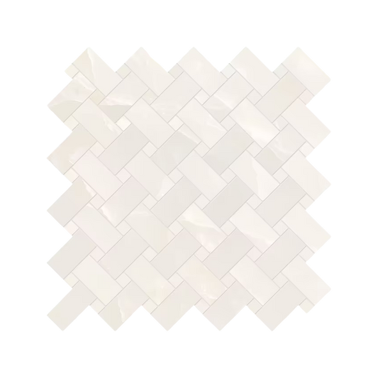 Tele Di Marmo Onyx 12x12" Intrecci Porcelain Mosaic