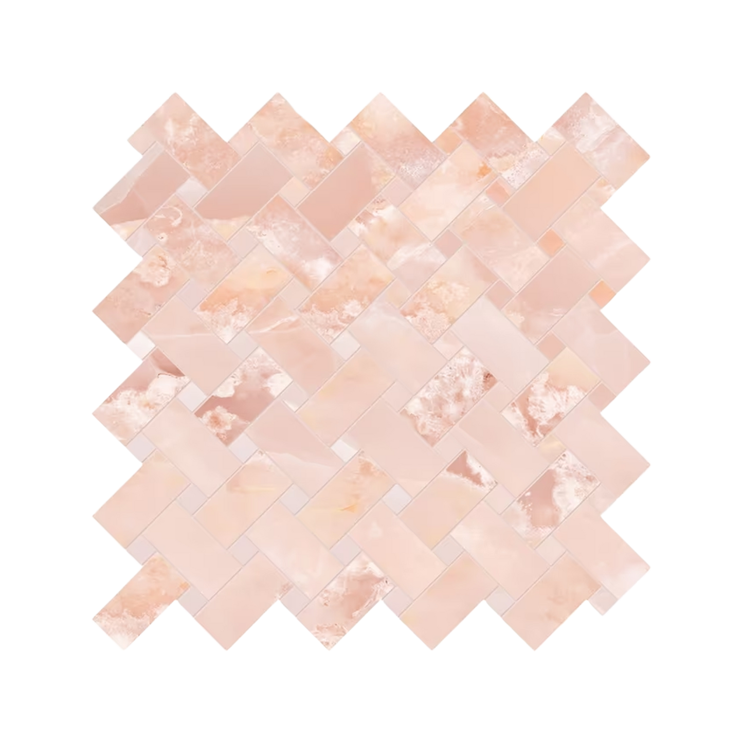 Tele Di Marmo Onyx 12x12" Intrecci Porcelain Mosaic