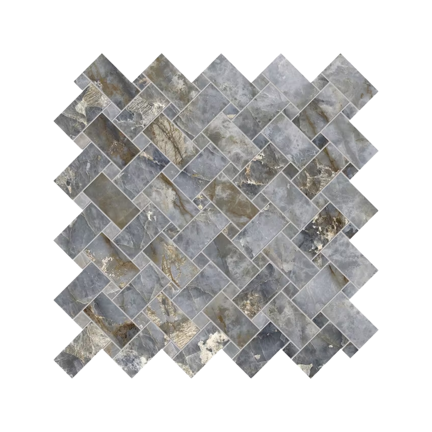 Tele Di Marmo Revolution 12x12" Intrecci Porcelain Mosaic