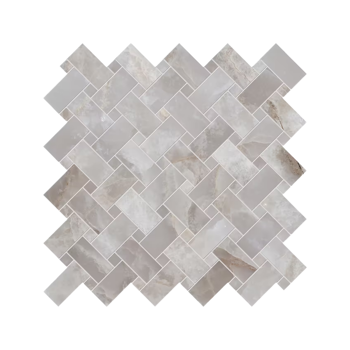 Tele Di Marmo Reloaded 12x12" Intrecci Porcelain Mosaic