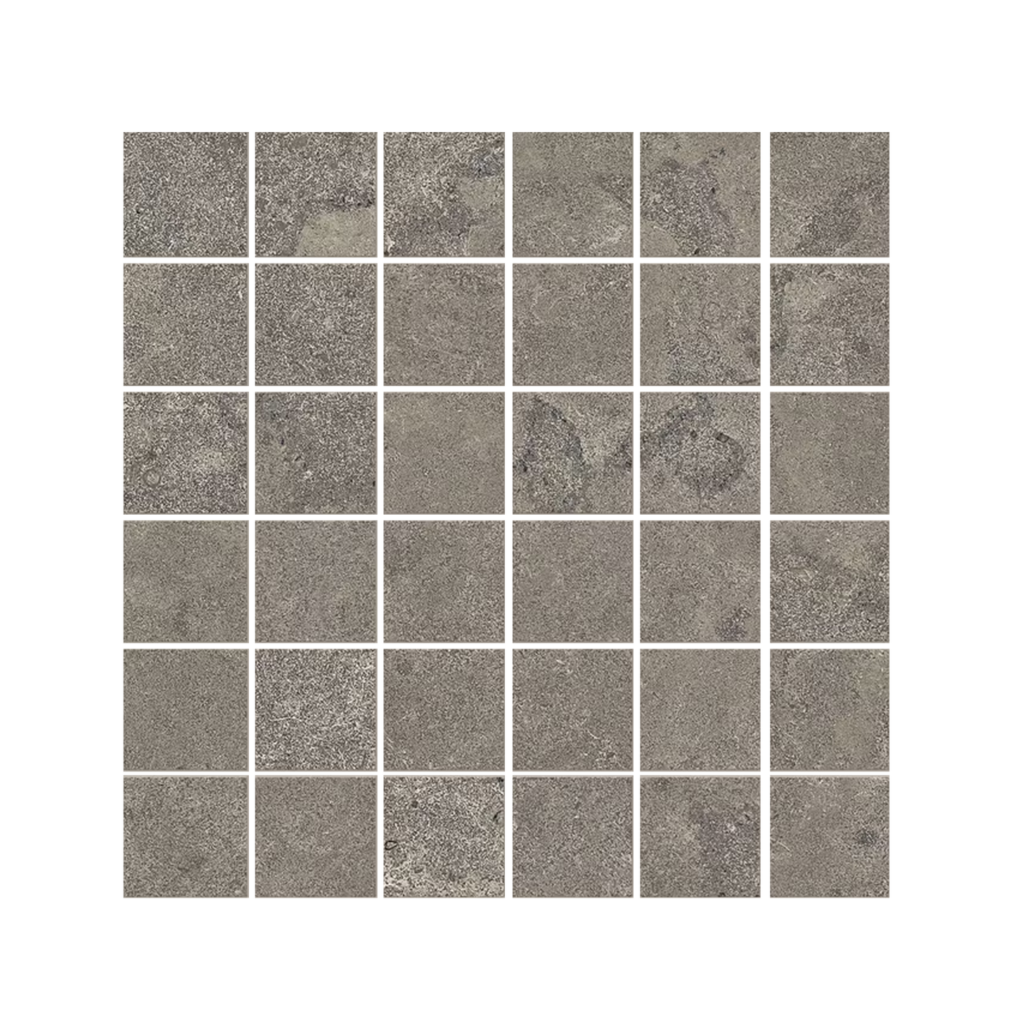Portland Stone 12x12" - Mosaic Porcelain Tile (2" Squares)