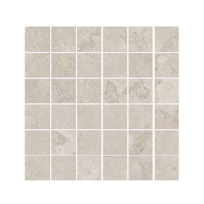 Portland Stone 12x12" - Mosaic Porcelain Tile (2" Squares)