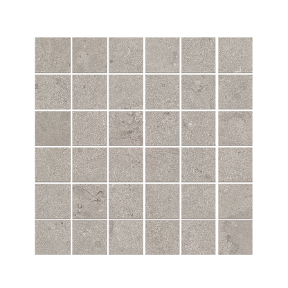 Portland Stone 12x12" - Mosaic Porcelain Tile (2" Squares)