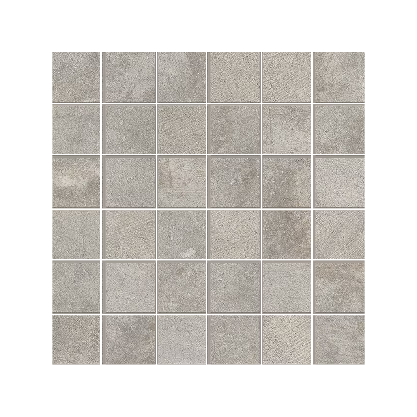 Fabrika 12x12" - Mosaico Cement-Look Porcelain Mosaic