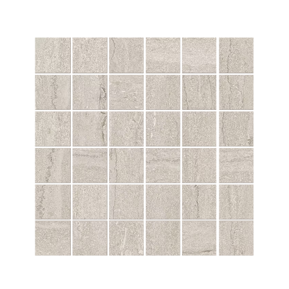 Portland Stone 12x12" - Mosaic Porcelain Tile (2" Squares)