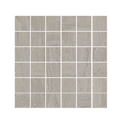 Portland Stone 12x12" - Mosaic Porcelain Tile (2" Squares)