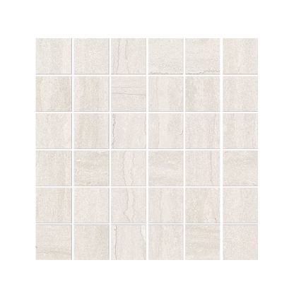 Portland Stone 12x12" - Mosaic Porcelain Tile (2" Squares)