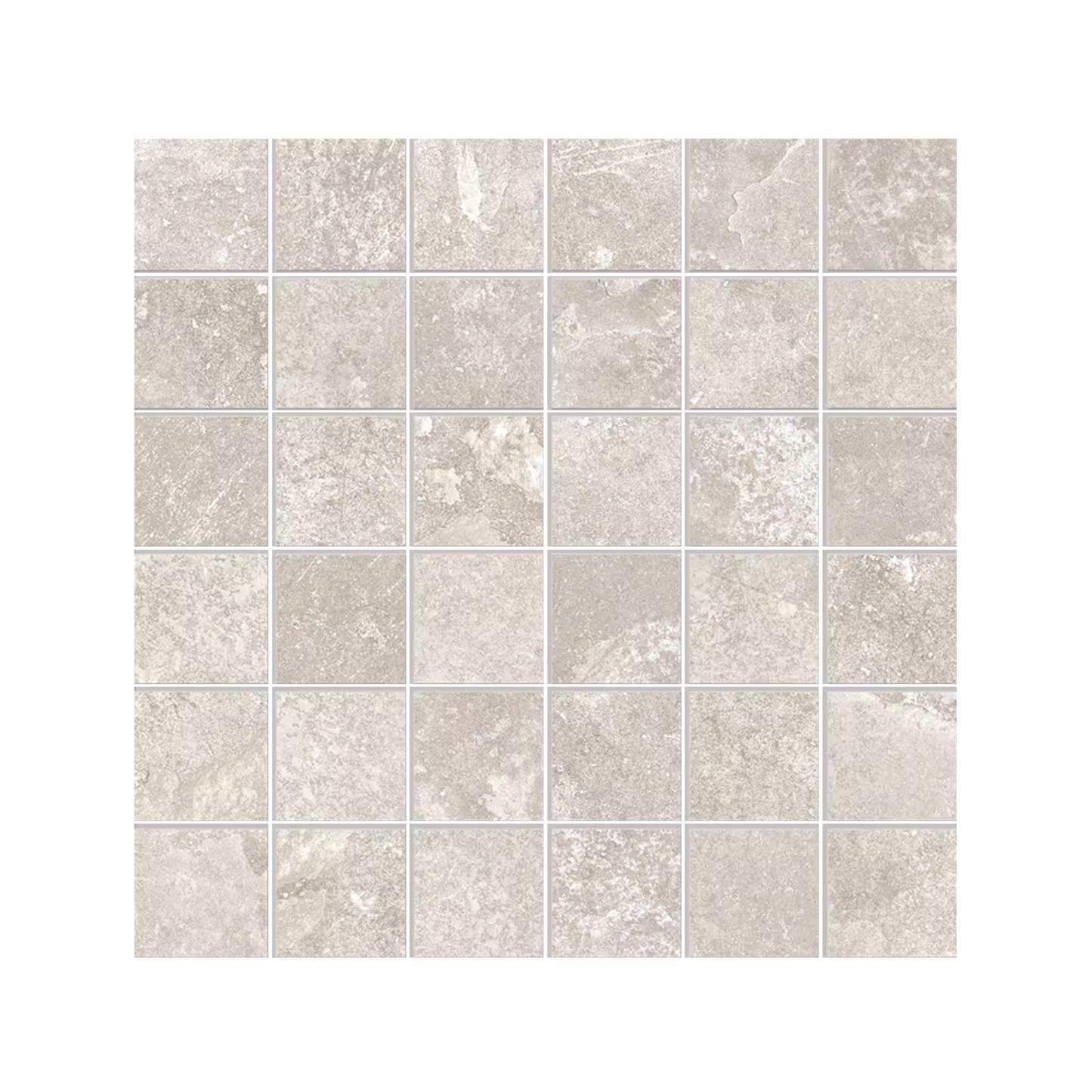 Chateau 12x12" Stone-Look Porcelain Mosaic