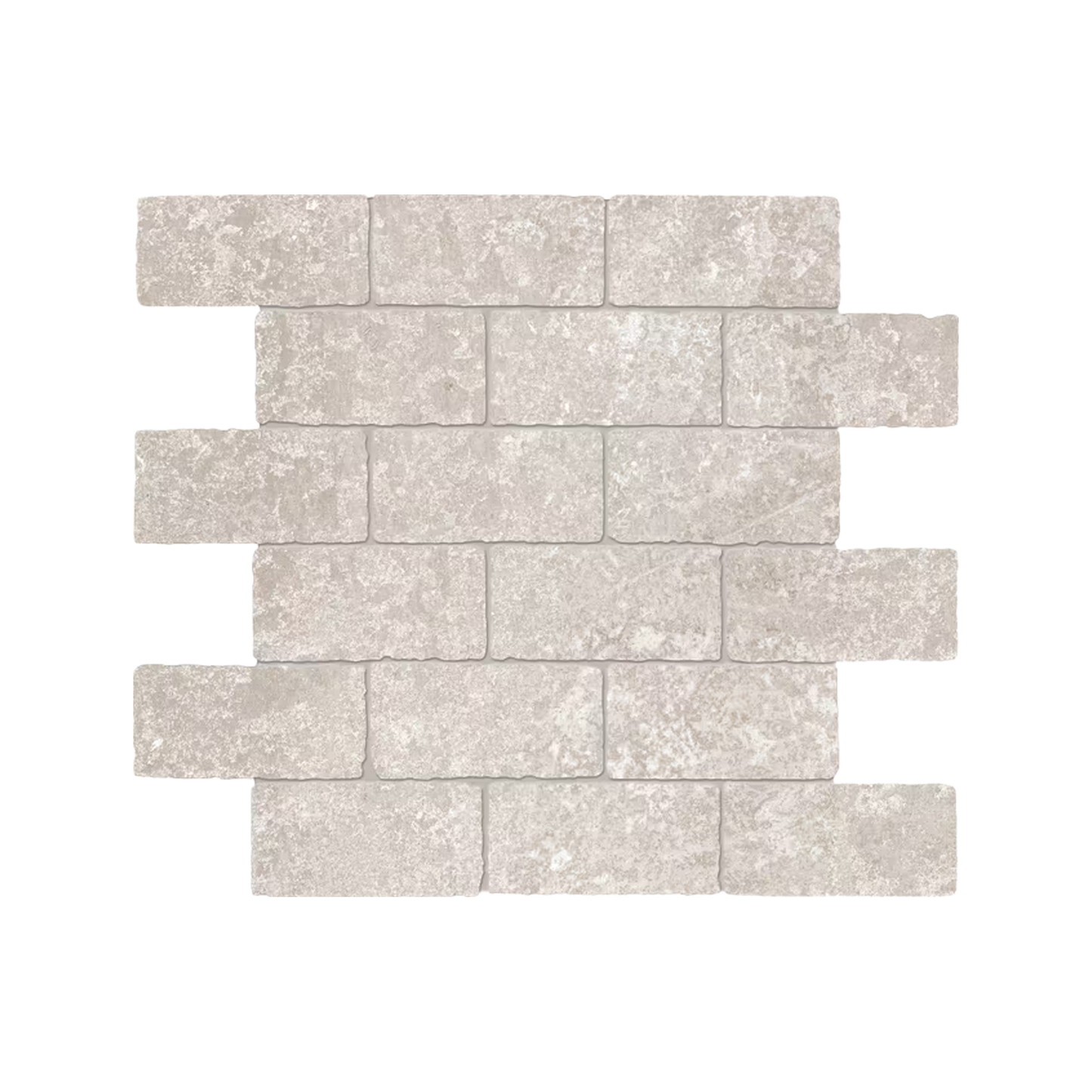 Chateau 12x12" Stone-Look Porcelain Mosaic
