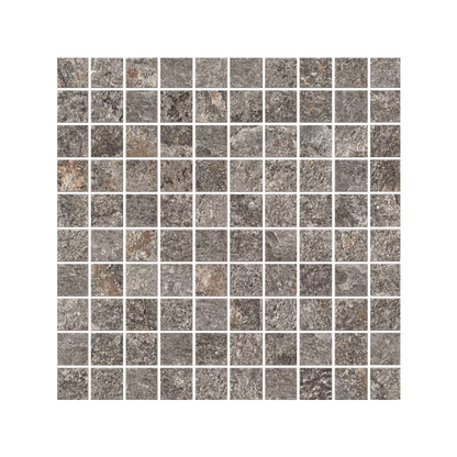 Oros Stone 12x12" Stone-Look Porcelain Mosaic (1" Square)