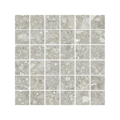 Lombarda 12x12" - Porcelain Terrazzo-Look Mosaic (2" Squares)