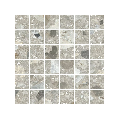 Lombarda 12x12" - Porcelain Terrazzo-Look Mosaic (2" Squares)