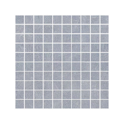 Sixty 12x12" Mosaico Concrete-Look Porcelain Mosaic (1" Square)